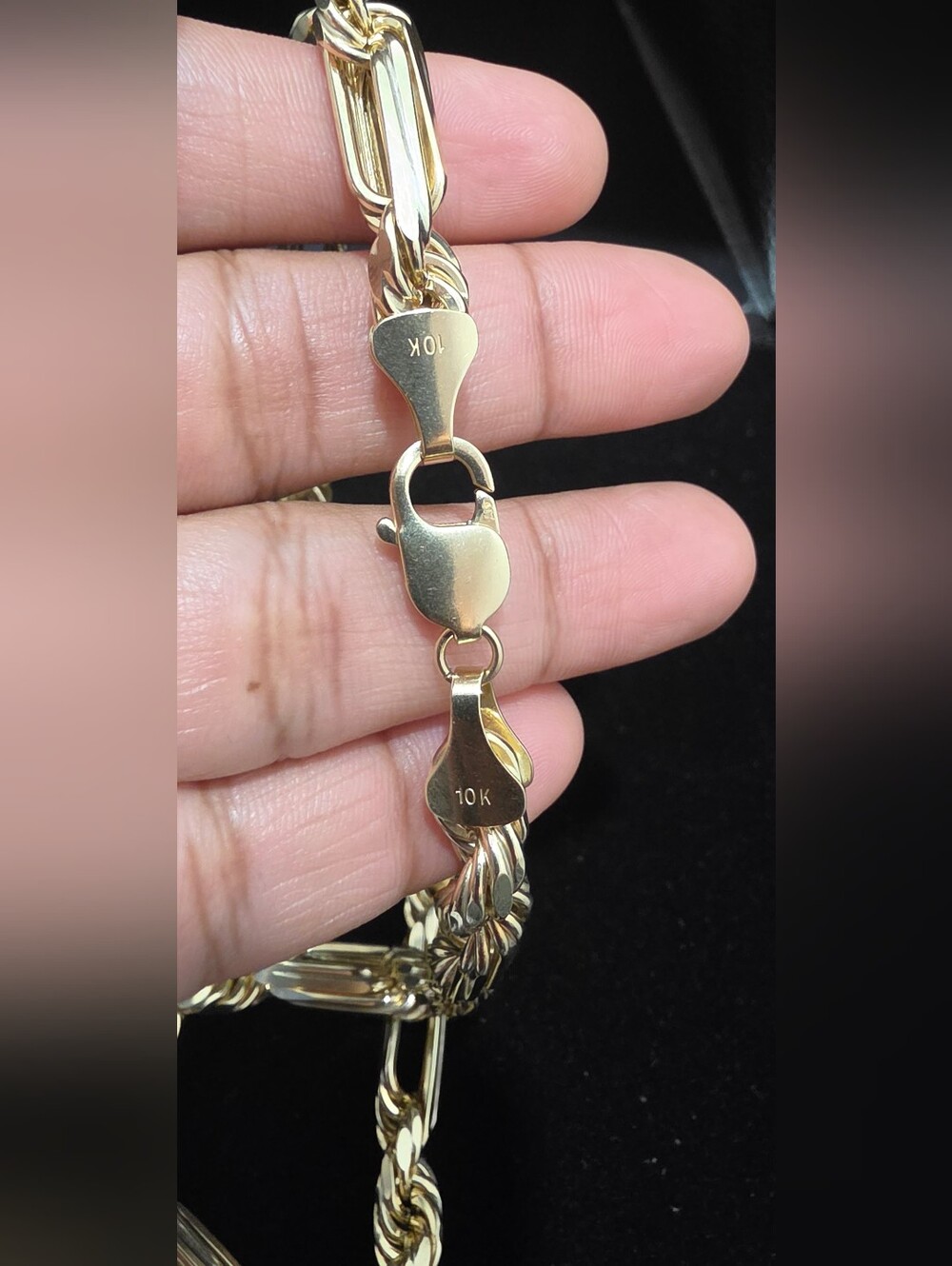 10kt Gold Milano Rope Chain - Picture 7 of 10